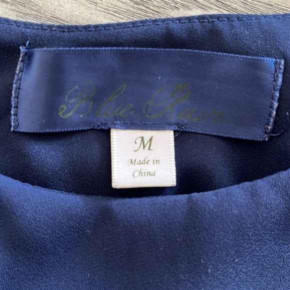 Cute Navy Tank with Drop Sleeves - Picture 2 of 3